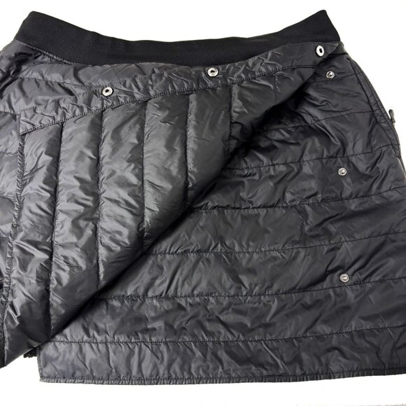 Aventure Faux Wrap Down Feather Puff Fleece Lined Ski Mini Skirt Size XL - Picture 9 of 10